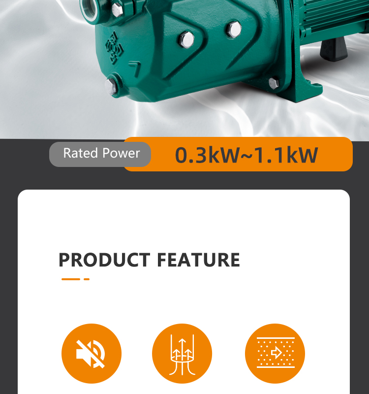 Risefull Venturi System Incerase Pressure Self-priming JET Pump for Water Gardens