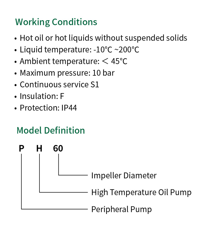 Risefull High Temperature Oil Pump