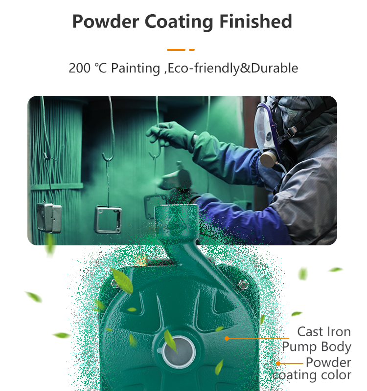 Risefull 0.5hp-1hp(CPM158 Style) Electric Centrifugal Water Pump
