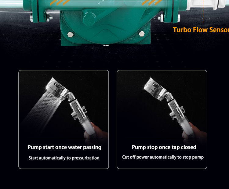 Risefull   Smart Premium Electronic Pressure Controlled Automatic Inline Electric Centrifugal Water Pumps for Downward Booster