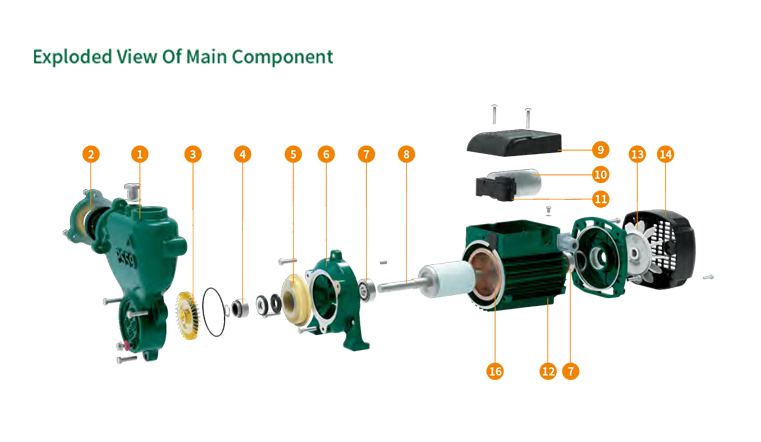 Risefull  Premium Electric Self-priming Peripheral Water Pump