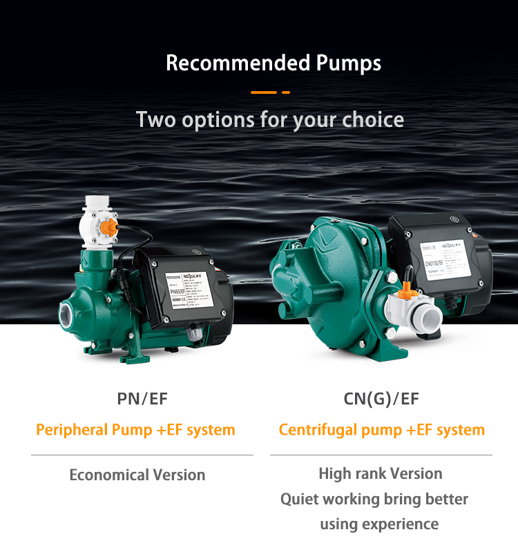 Risefull   Smart Premium Electronic Pressure Controlled Automatic Inline Electric Centrifugal Water Pumps for Downward Booster