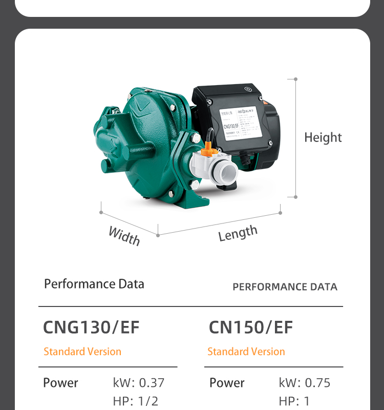 Risefull   Smart Premium Electronic Pressure Controlled Automatic Inline Electric Centrifugal Water Pumps for Downward Booster