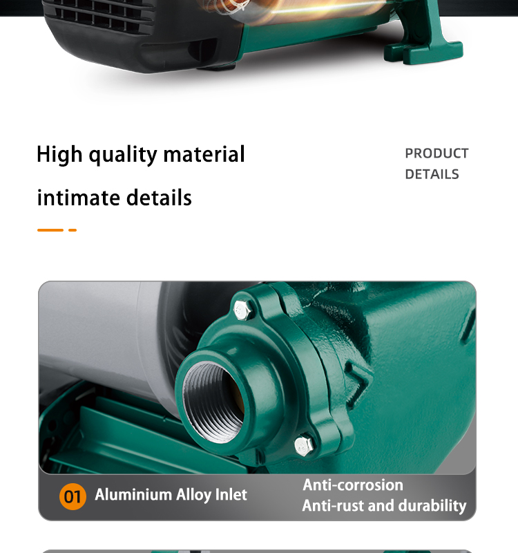 Risefull 2022 New Solution Smart Electronic Pressure Controlled  Self-priming Water Pump for Pipeline Booster